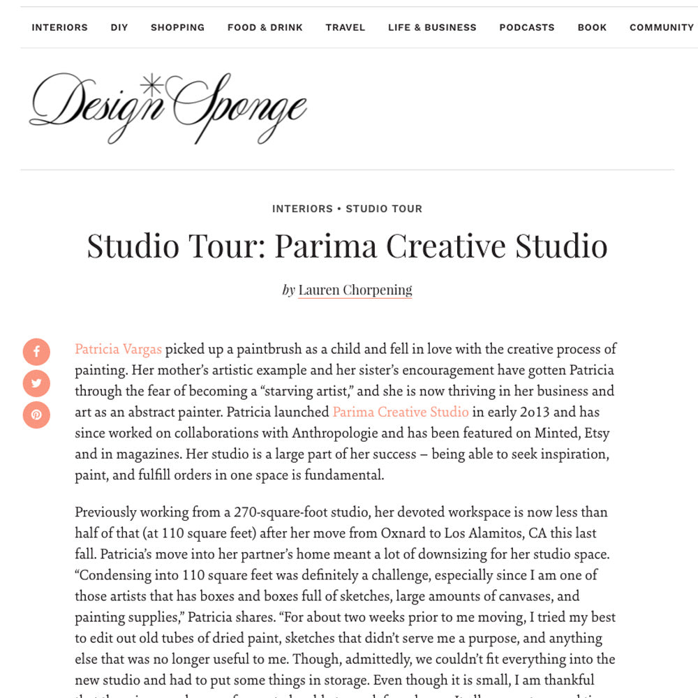 Parima Studio art on Design*Sponge