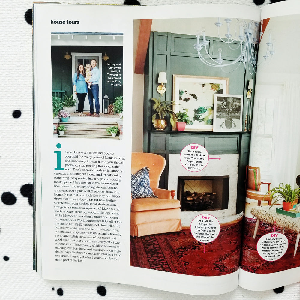 Ivy art print in HGTV Magazine