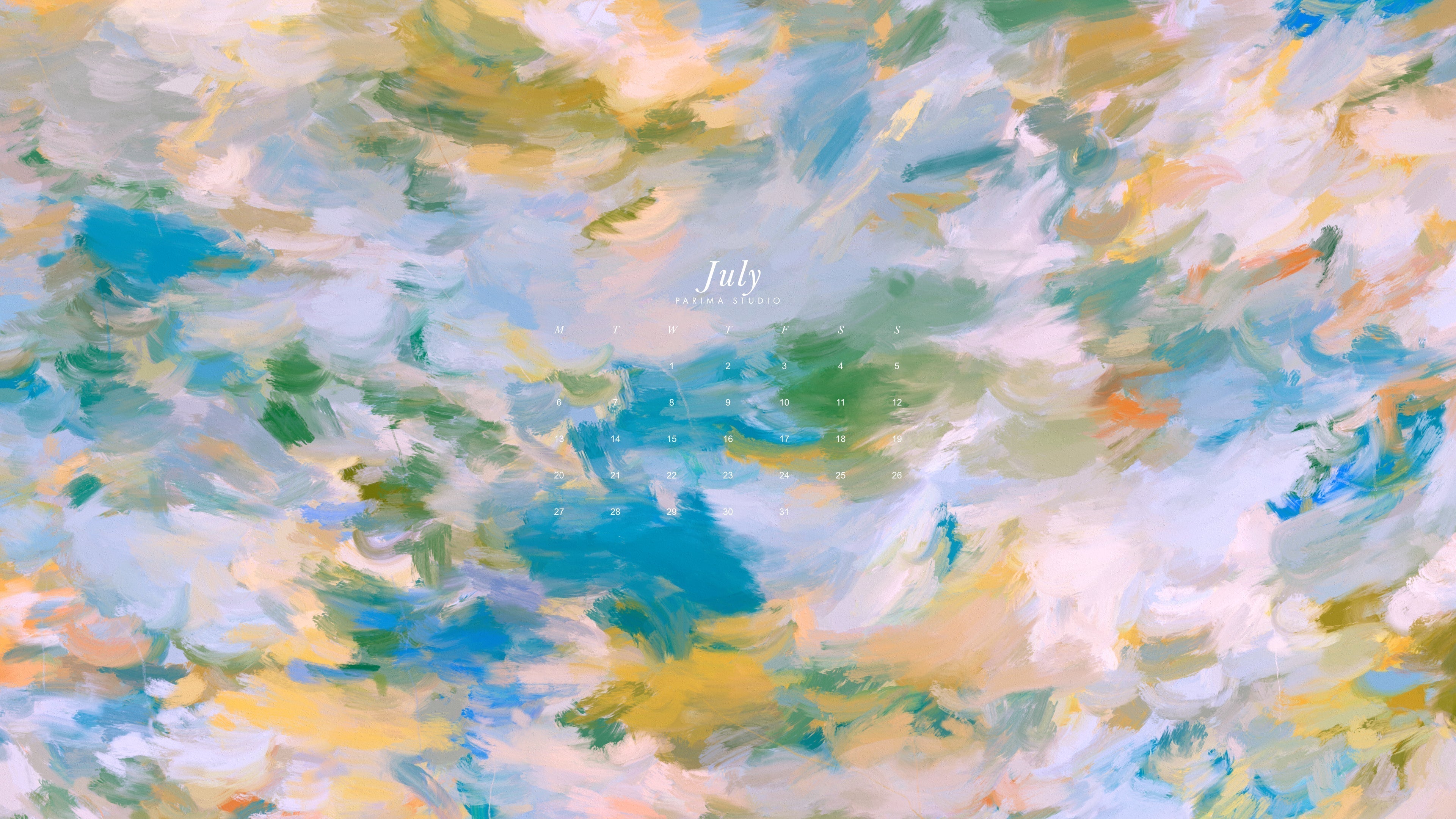 July 2026 Calendar and Wallpaper Download