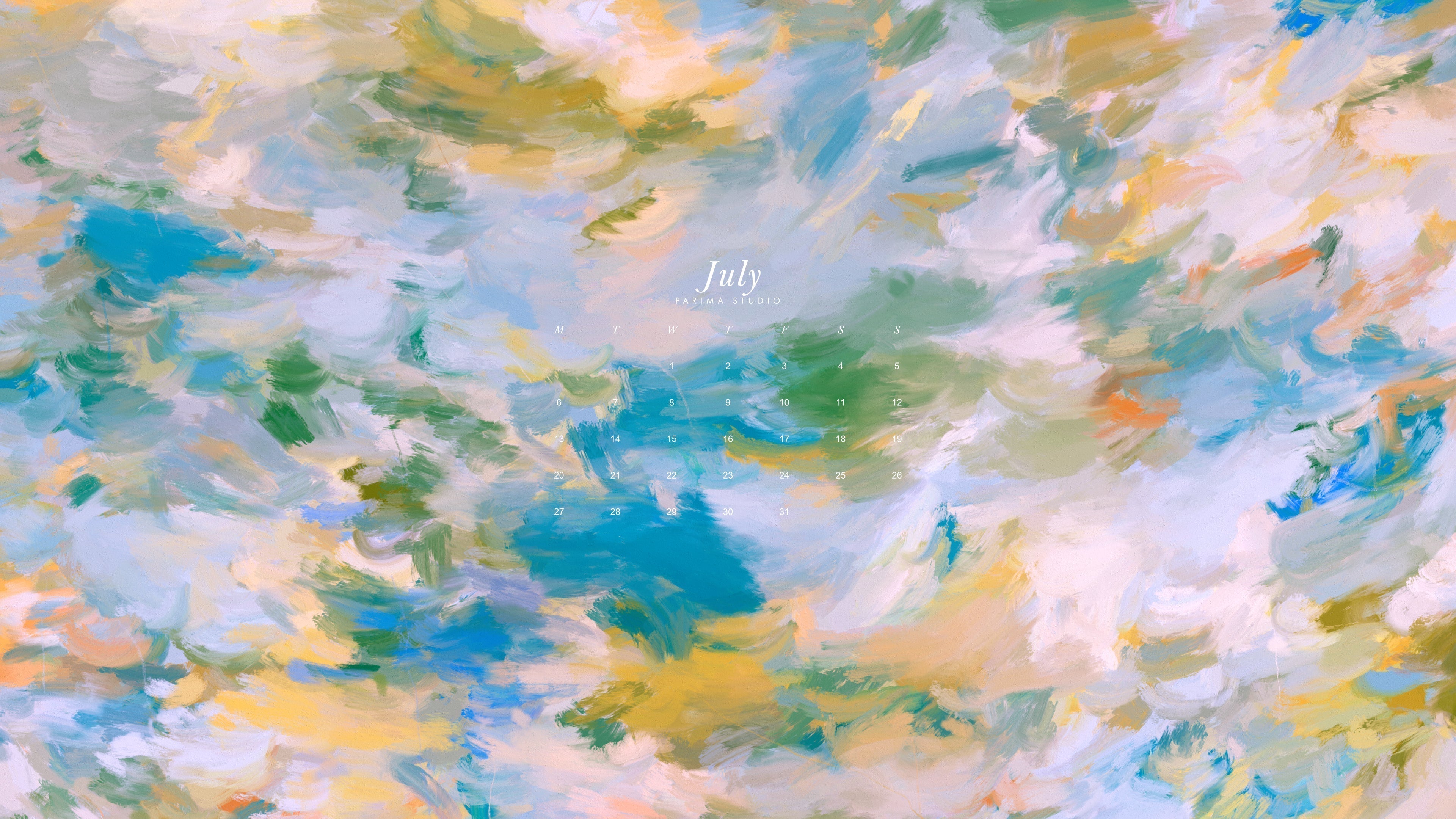 July 2026 Calendar and Wallpaper Download