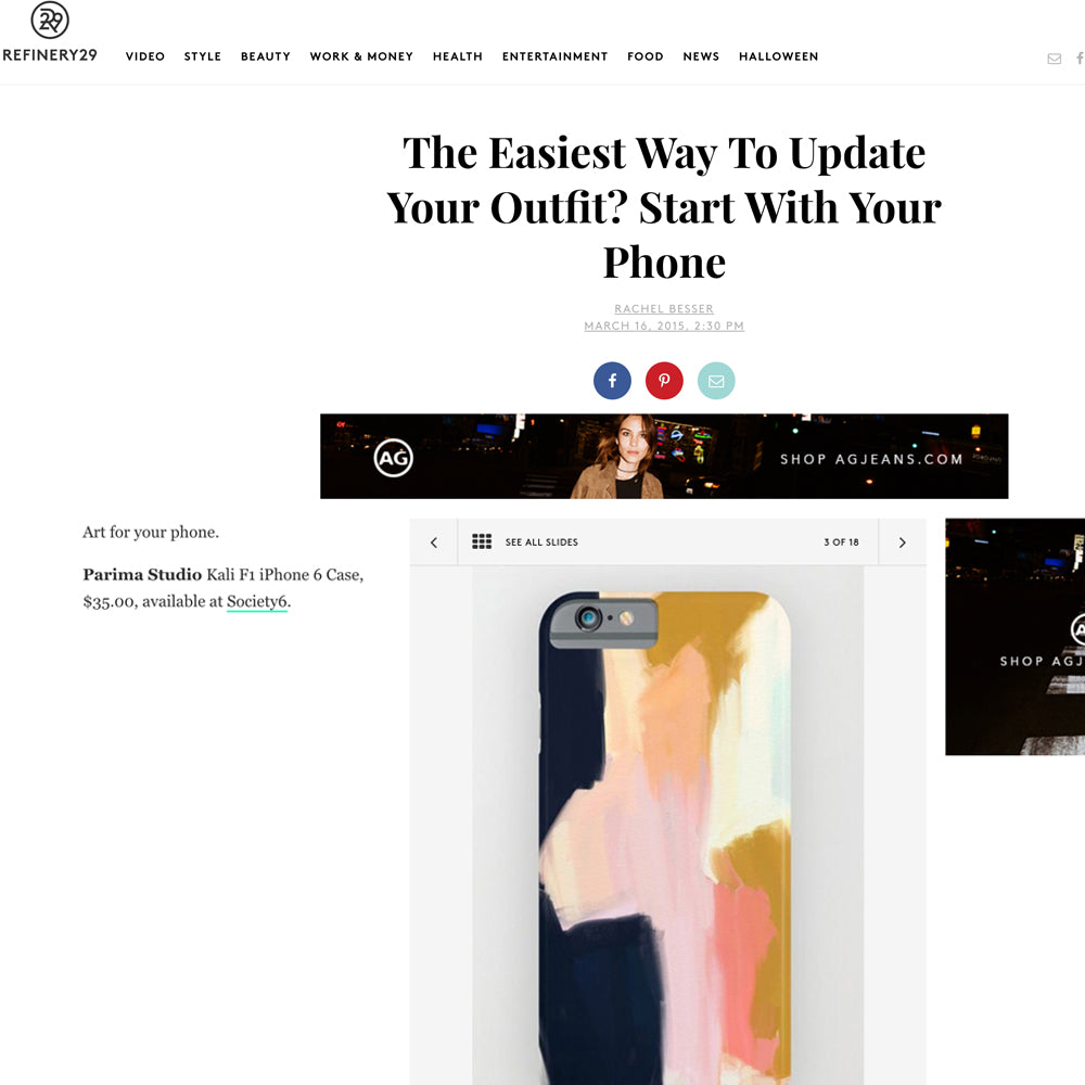 Kali F1 iPhone Case in Refinery29