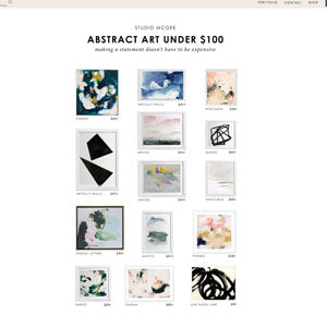 Parima Studio art on Studio McGee Blog