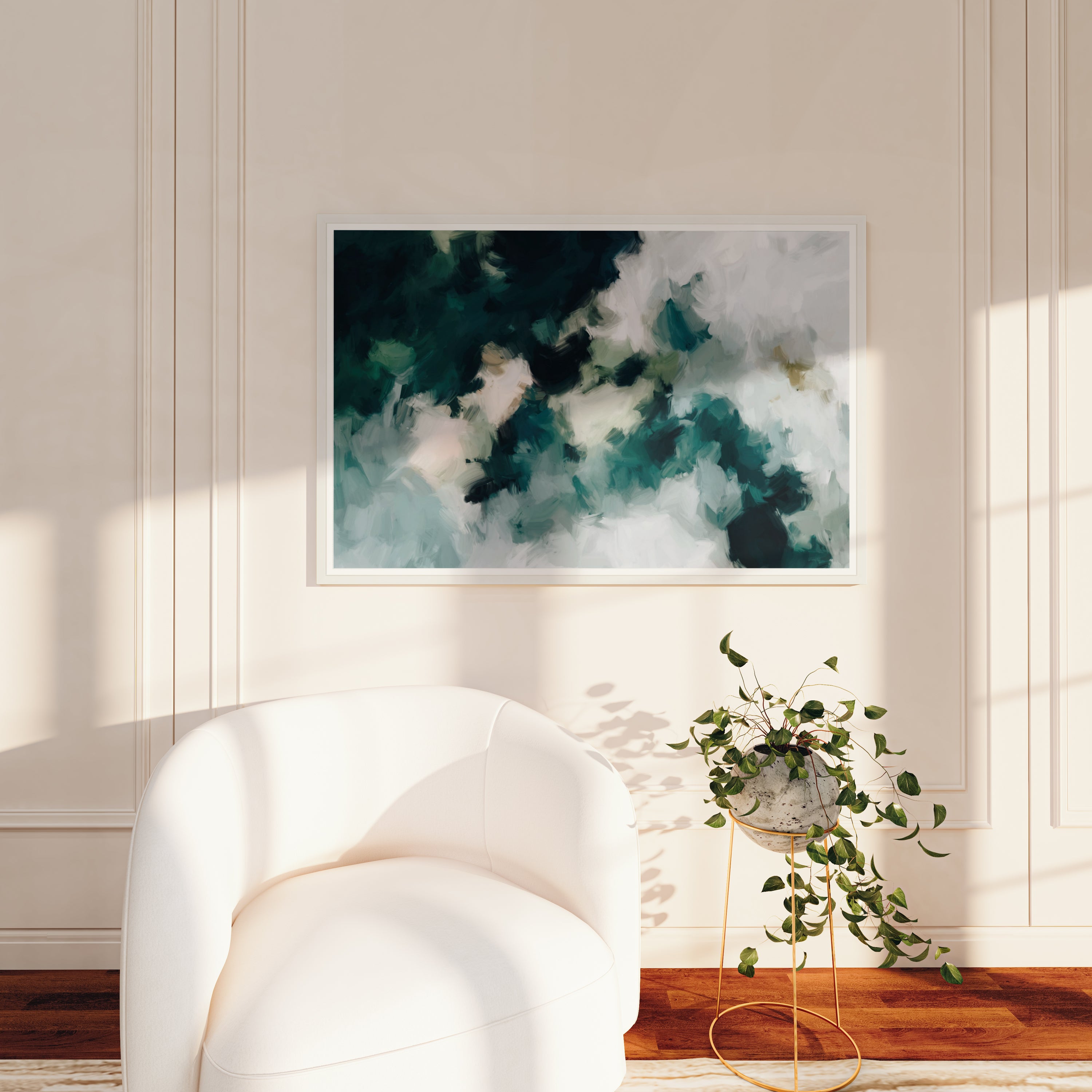 Echo, Horizontal Framed Fine Art Paper Print