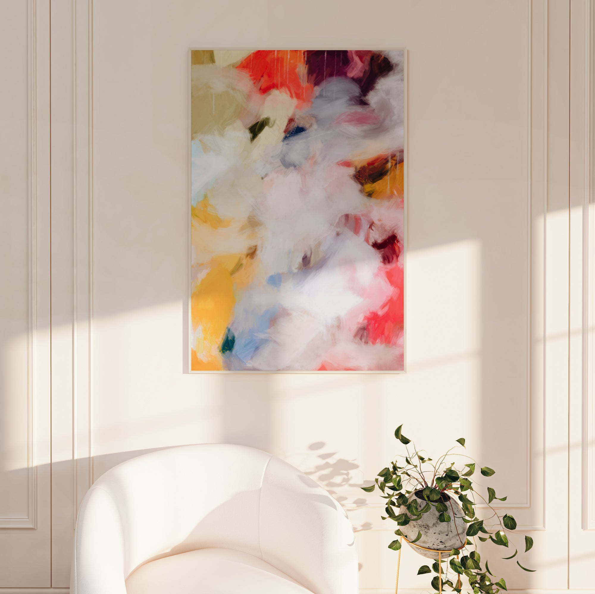 Aviana I Framed Canvas Print