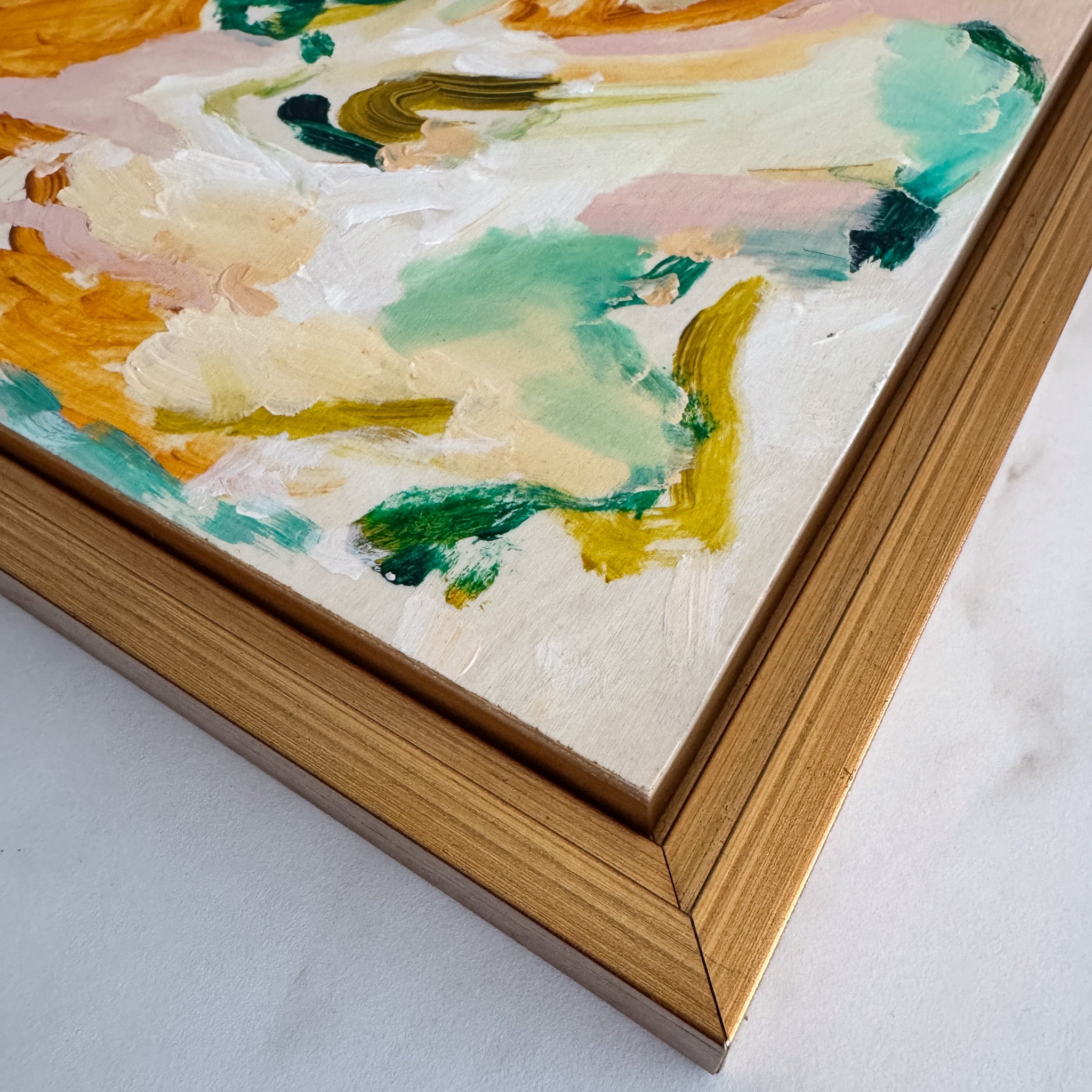 Blanca, framed 13x13