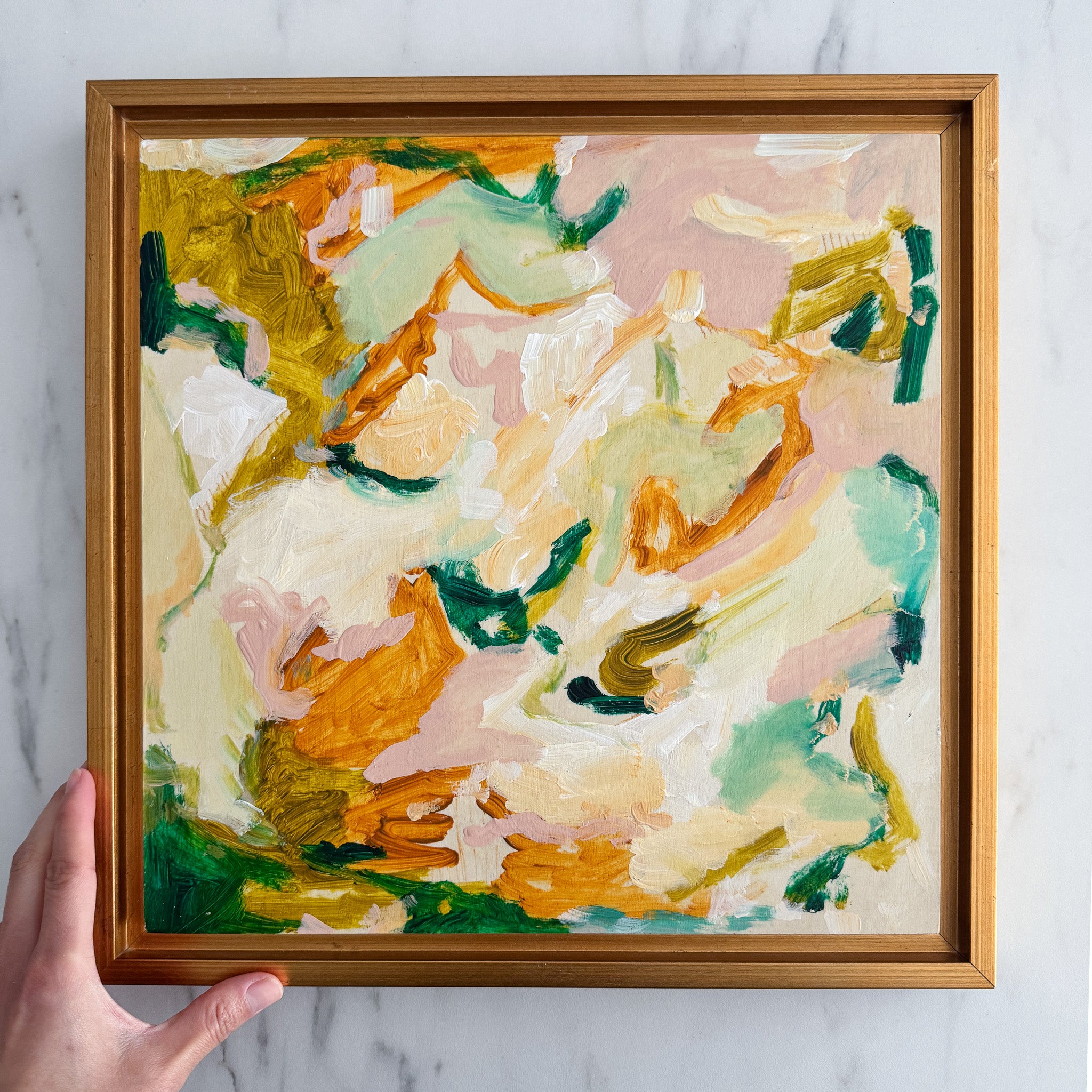 Blanca, framed 13x13