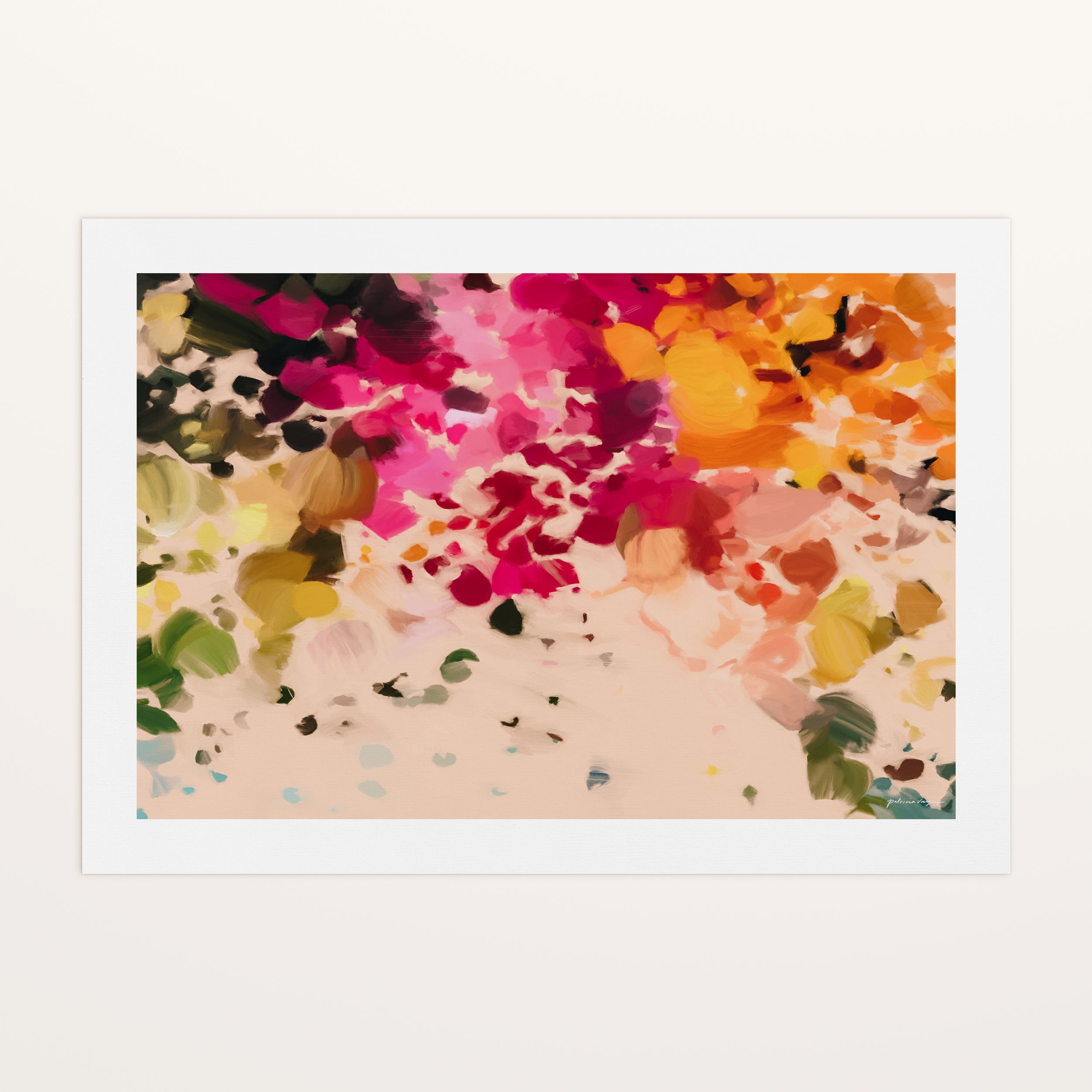 Bougainvillea, Horizontal Matte Canvas Print