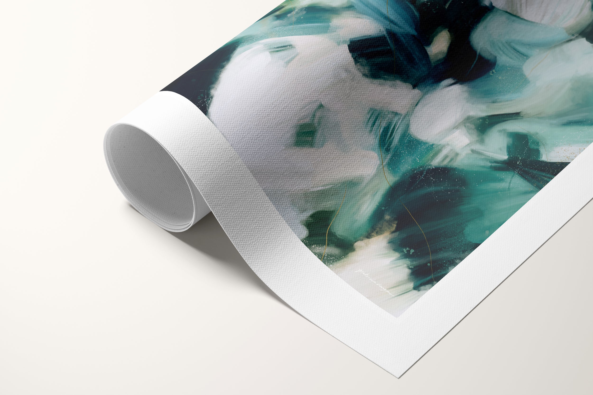 Caspian, Square Matte Canvas Print