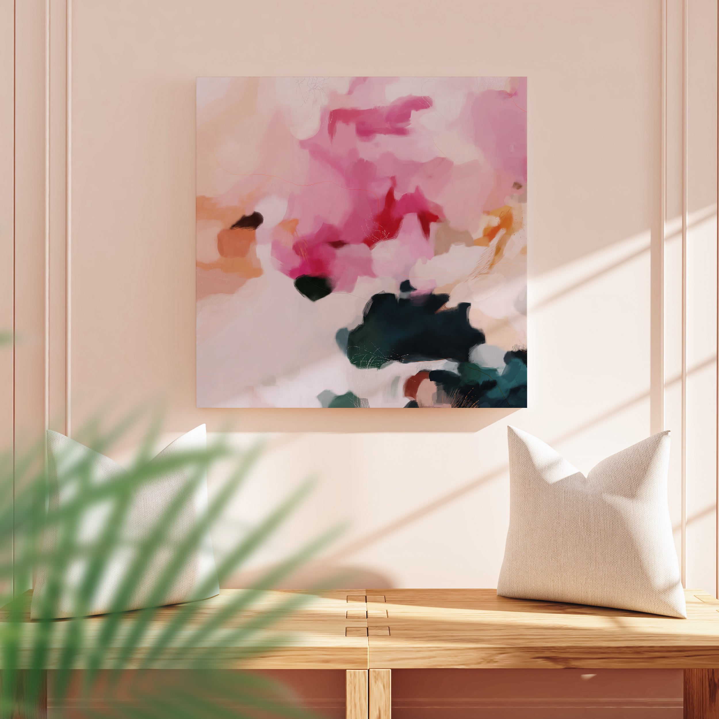 Elle, Square Matte Canvas Print