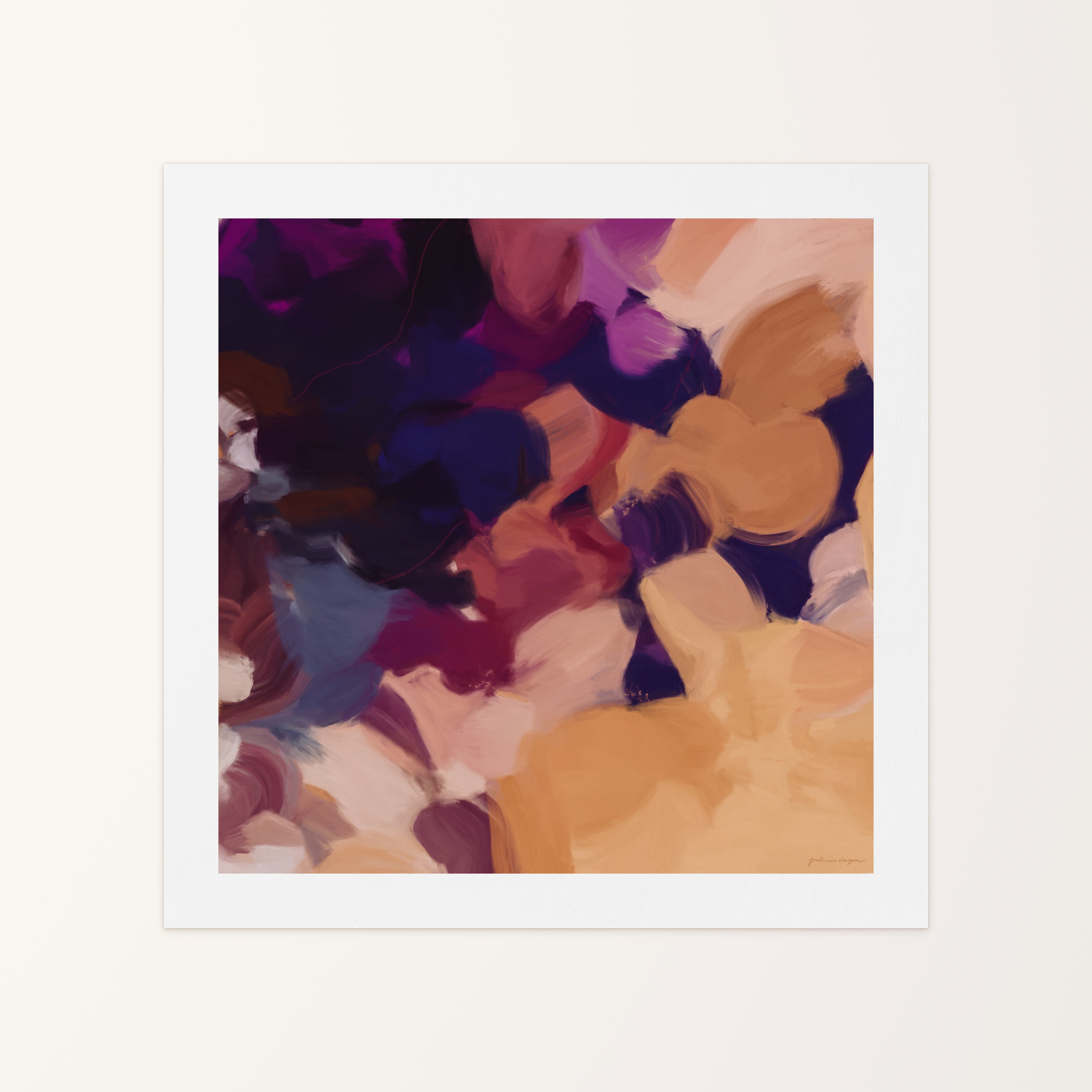 Fall Festival, Square Matte Canvas Print