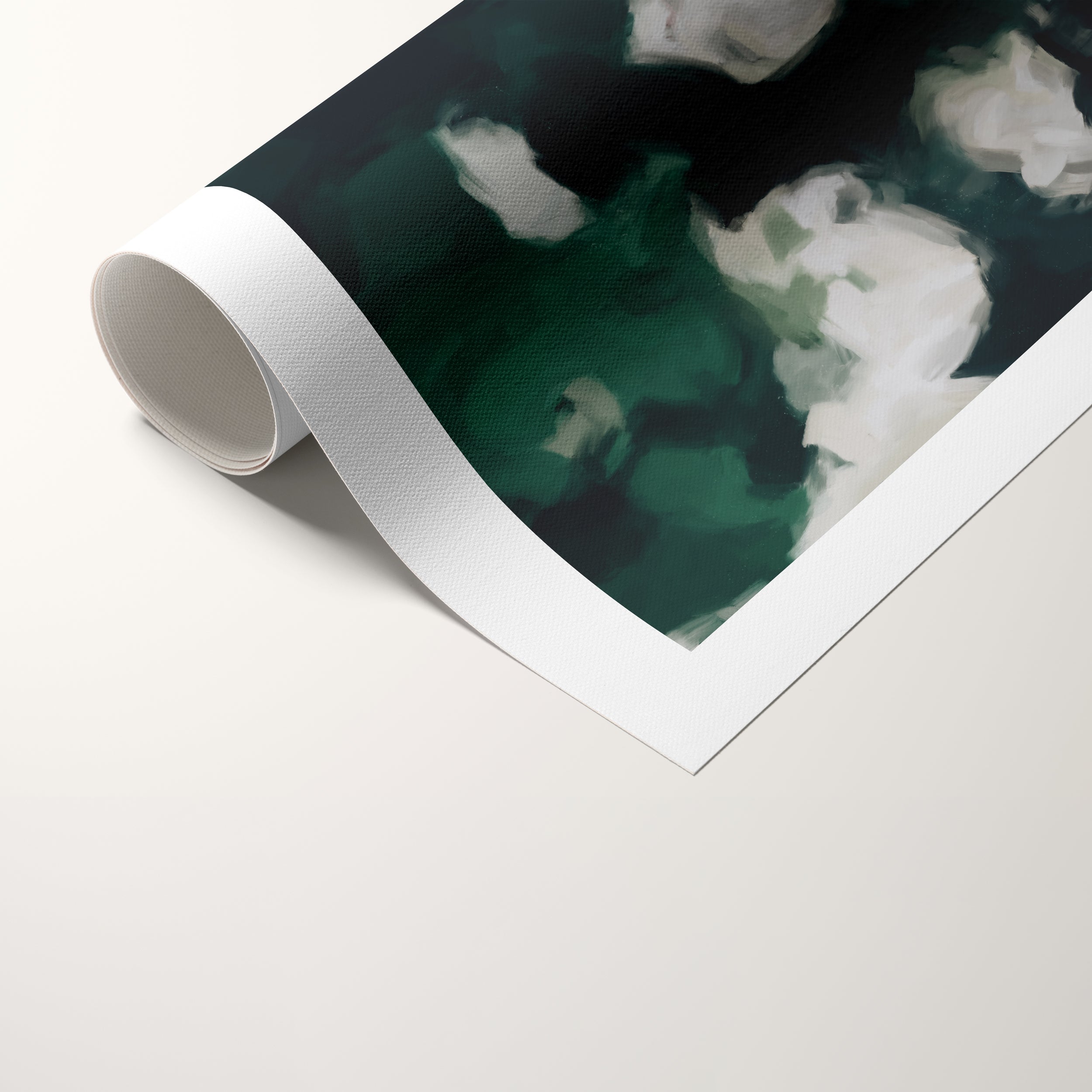 Gardenias, Square Matte Canvas Print