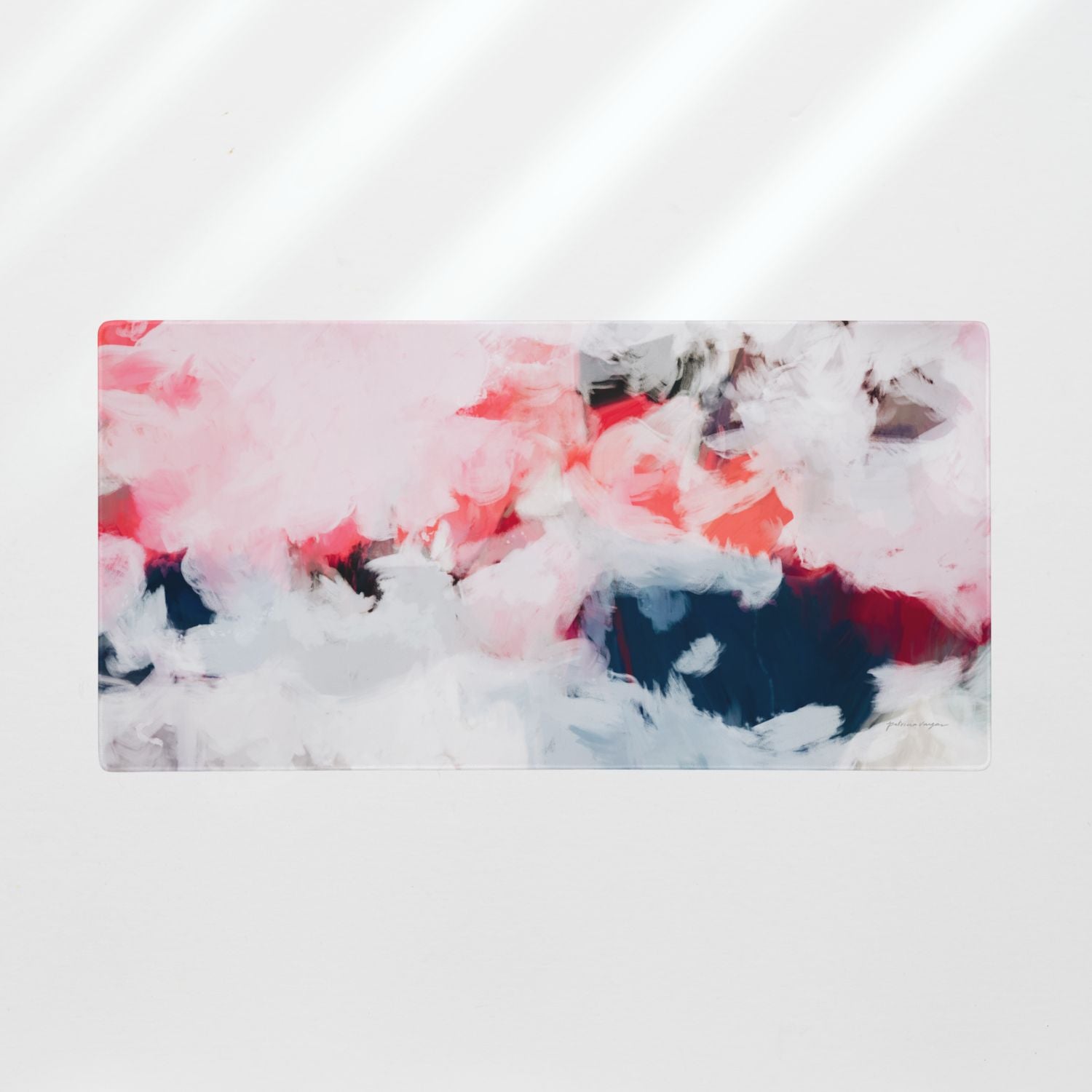 Oceane, colorful mouse pad for styling your office desk. Featuring artwork by Parima Studio. Home office styling accessories, cubicle styling accessories.