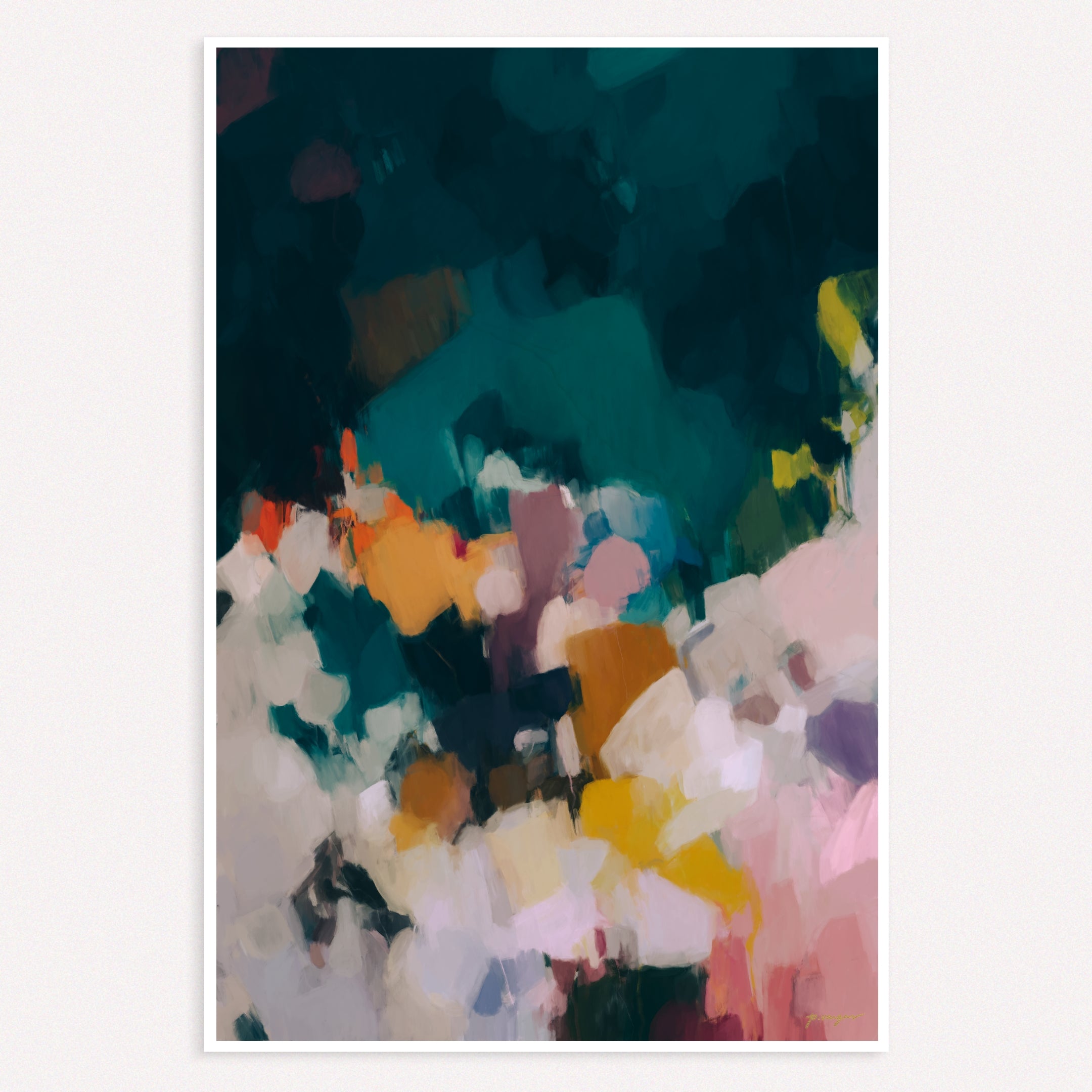 Ombrie, Vertical Print on Paper