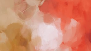Video of Begonia, pink and gold colorful square abstract wall art print by Parima Studio