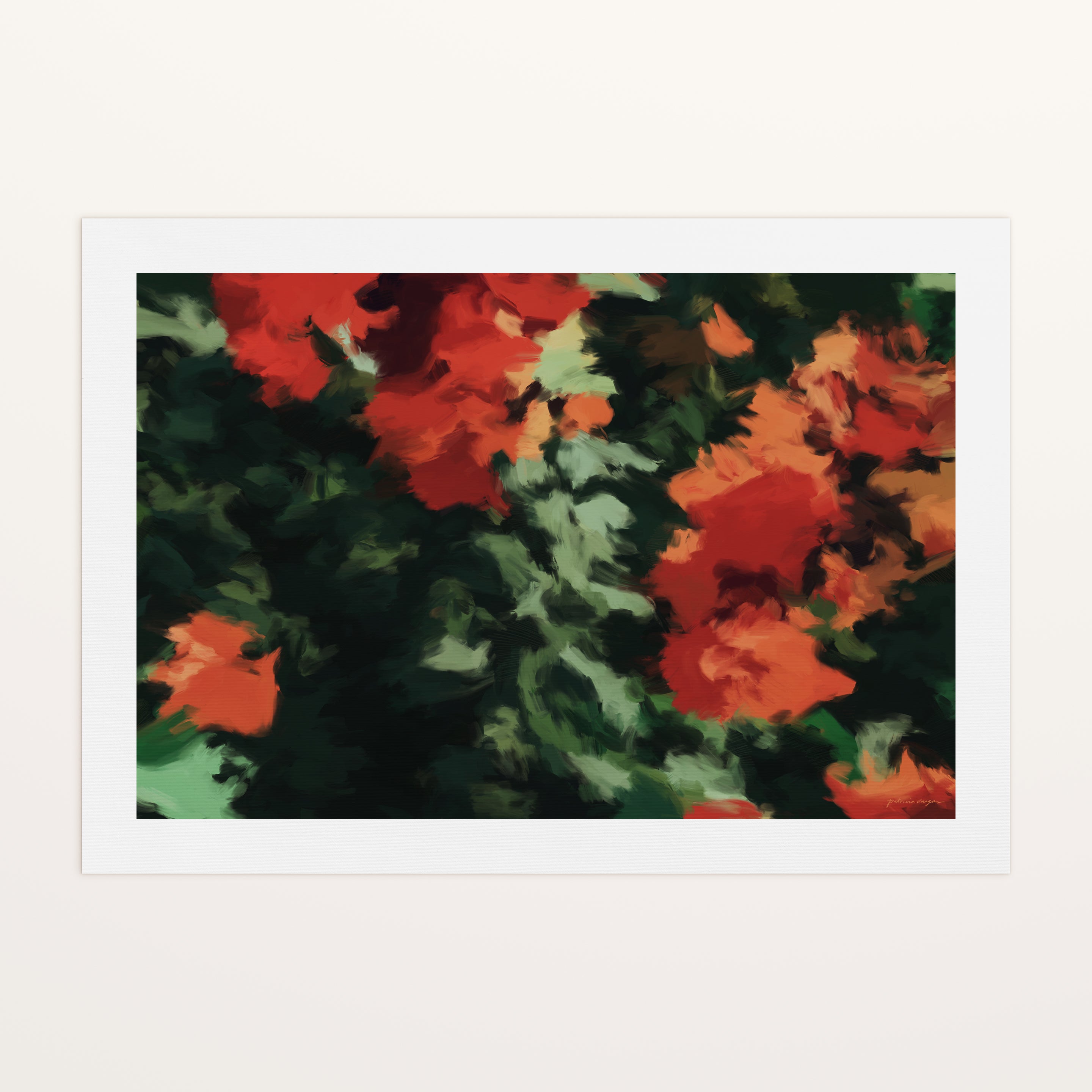 Rhosyn, Horizontal Matte Canvas Print