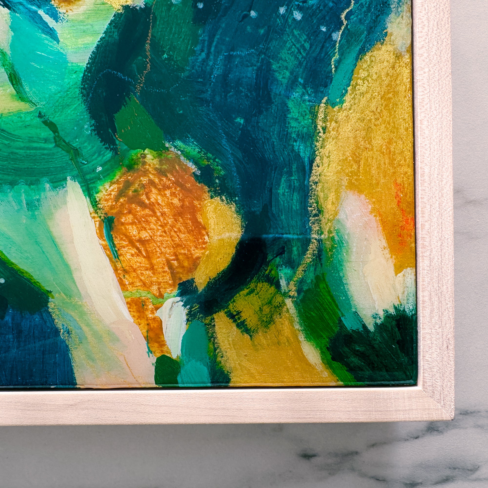 Rolling Hills, framed 9x9