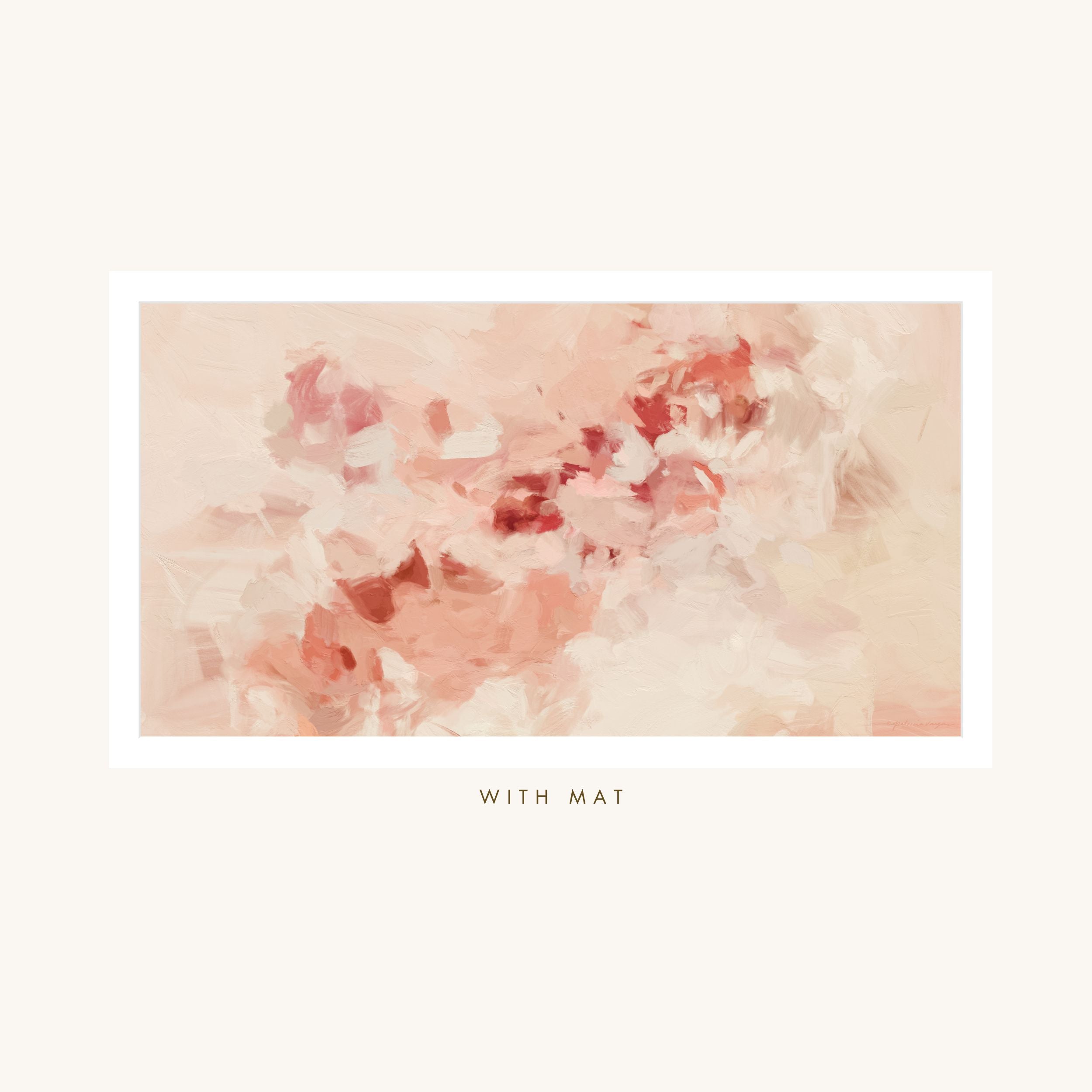 Terracotta Pink pink abstract art for Samsung FrameTV - artwork for FrameTV - digital download. Art by Parima Studio