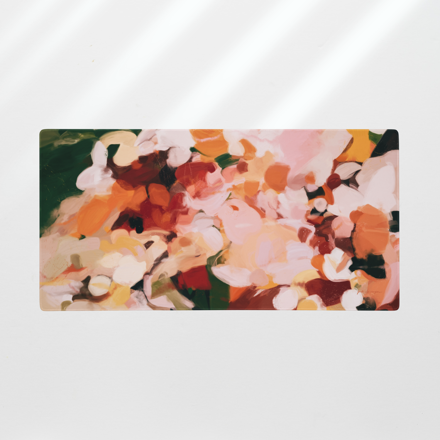 The Grove, colorful mouse pad for styling your office desk. Featuring artwork by Parima Studio. Home office styling accessories, cubicle styling accessories.