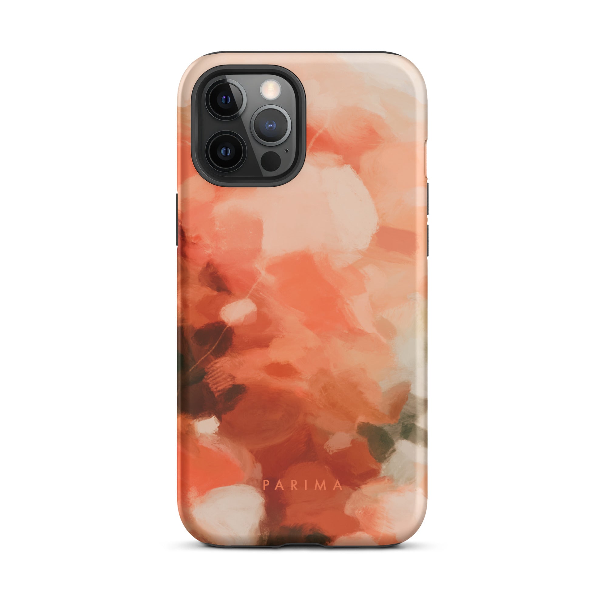 Sweet Nectar, orange and pink abstract art - iPhone 12 Pro Max tough case by Parima Studio