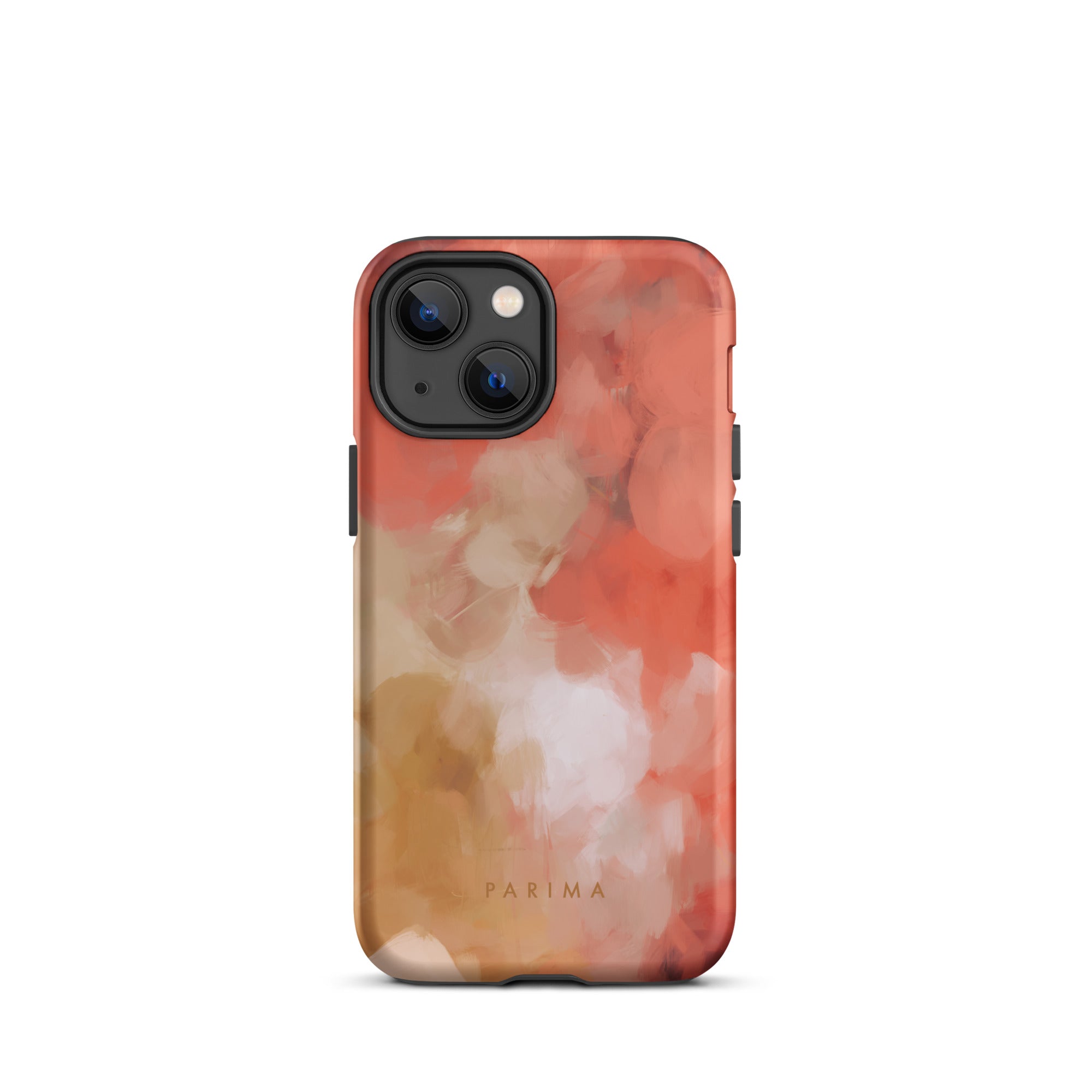 Begonia, pink and gold abstract art - iPhone 13 mini tough case by Parima Studio