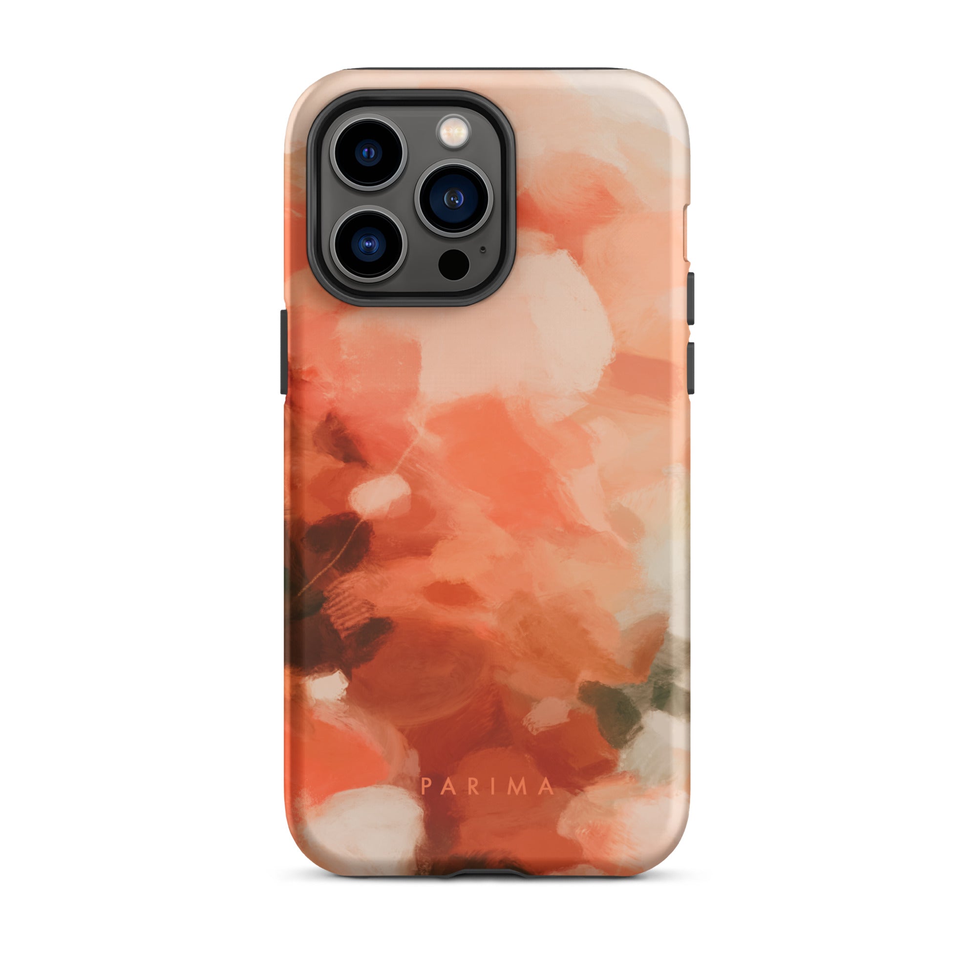 Sweet Nectar, orange and pink abstract art - iPhone 14 Pro Max tough case by Parima Studio