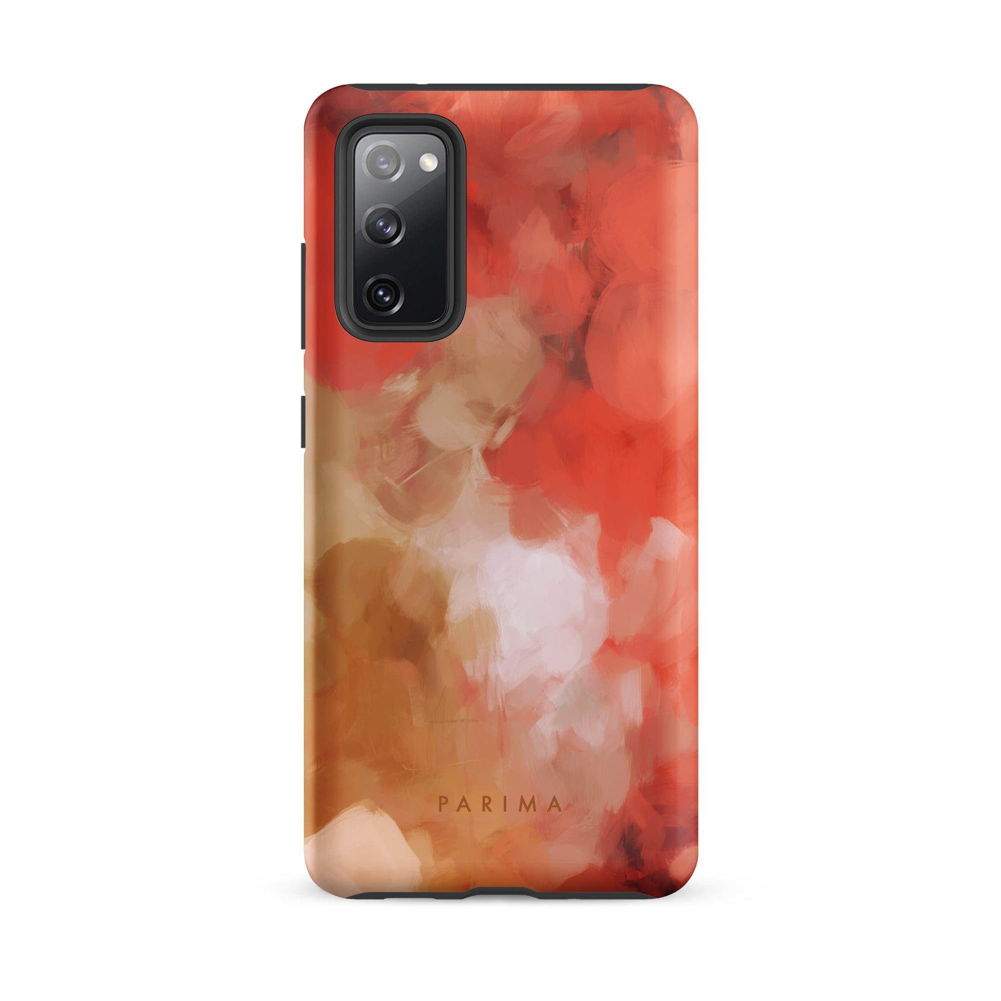 Begonia, pink and gold abstract art on Samsung Galaxy S20 FE tough case by Parima Studio