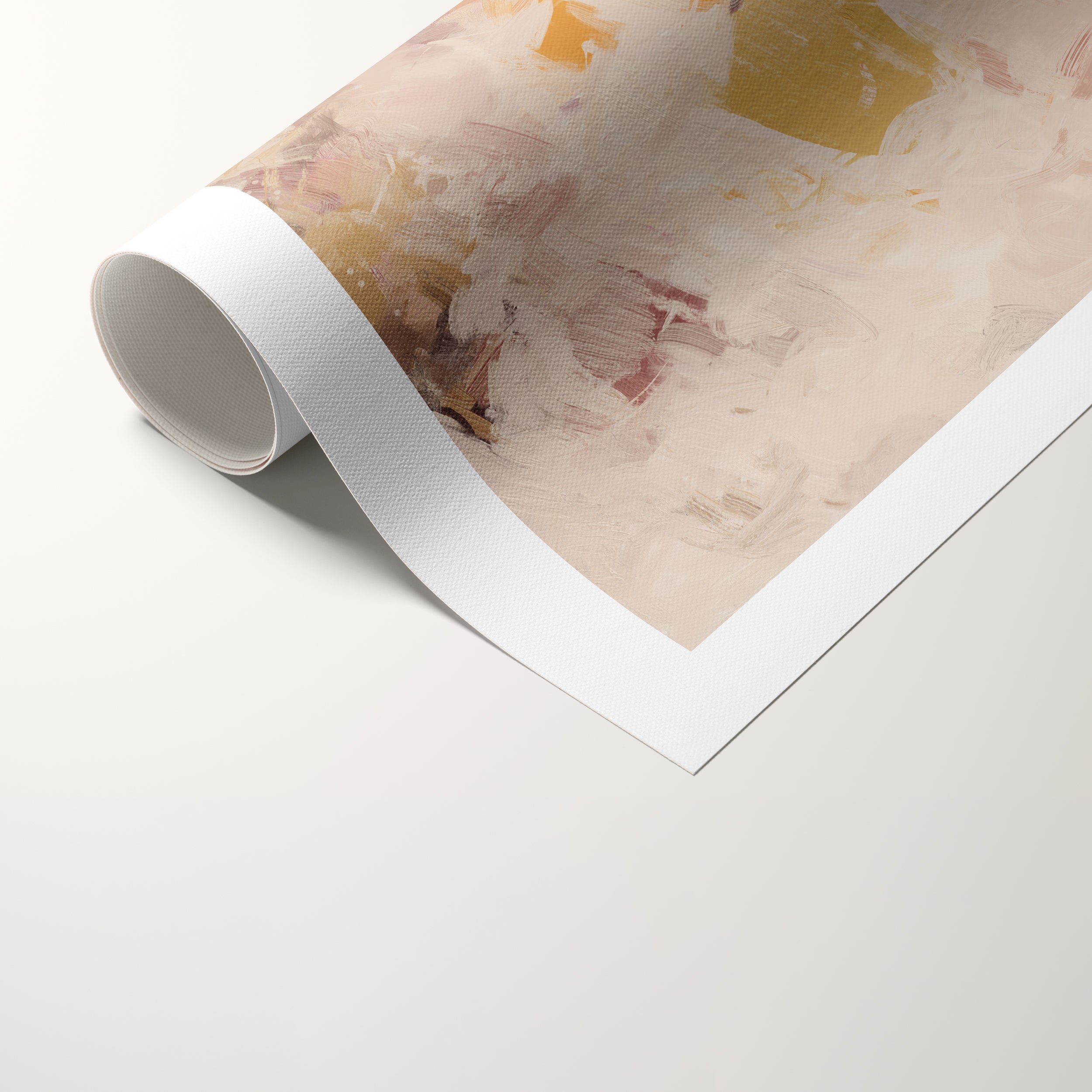 close up of "With Love", soft ethereal contemporary abstract wall art print by Parima Studio