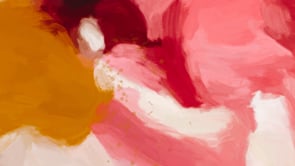 Video of Apple, pink and red colorful abstract wall art print by Parima Studio