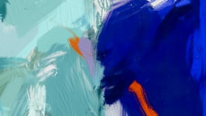 Video of Augustine, jewel toned abstract wall art print by Patricia Vargas of Parima Studio