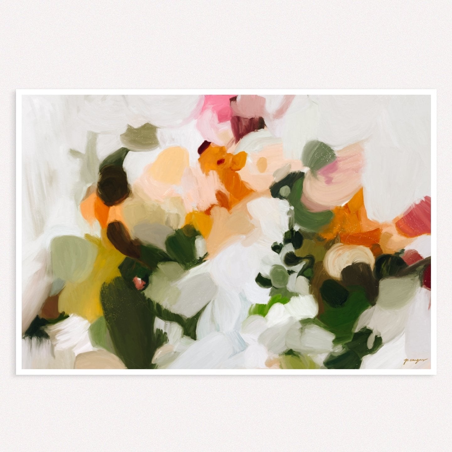 Elwood, colorful abstract wall art prints by Parima Studio