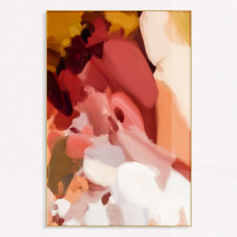 Amory, warm toned abstract art print by Parima Studio