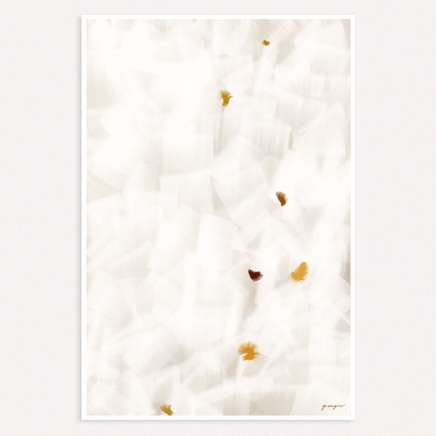 In Flight No.13, colorful abstract wall art prints by Parima Studio