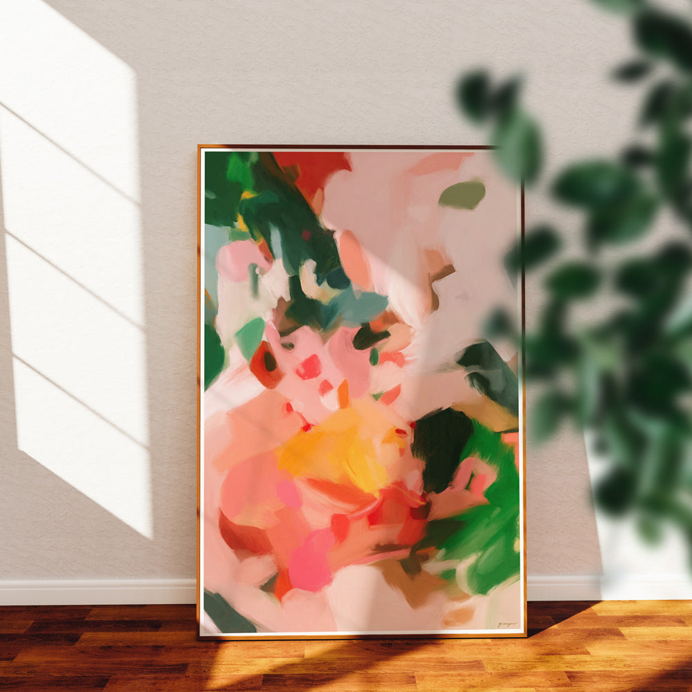 Isla, tropical inspired wall art print by Parima Studio