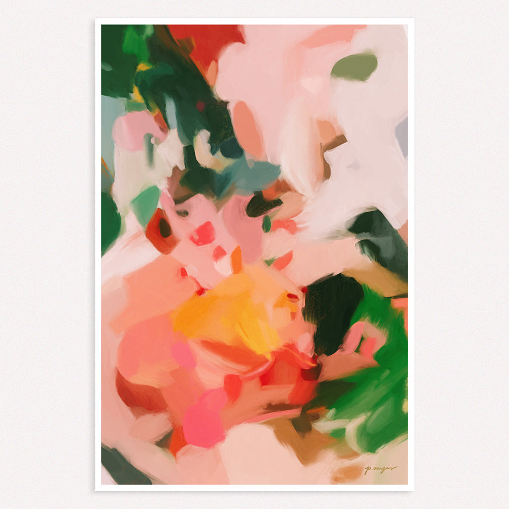 Isla, tropical inspired wall art print by Parima Studio