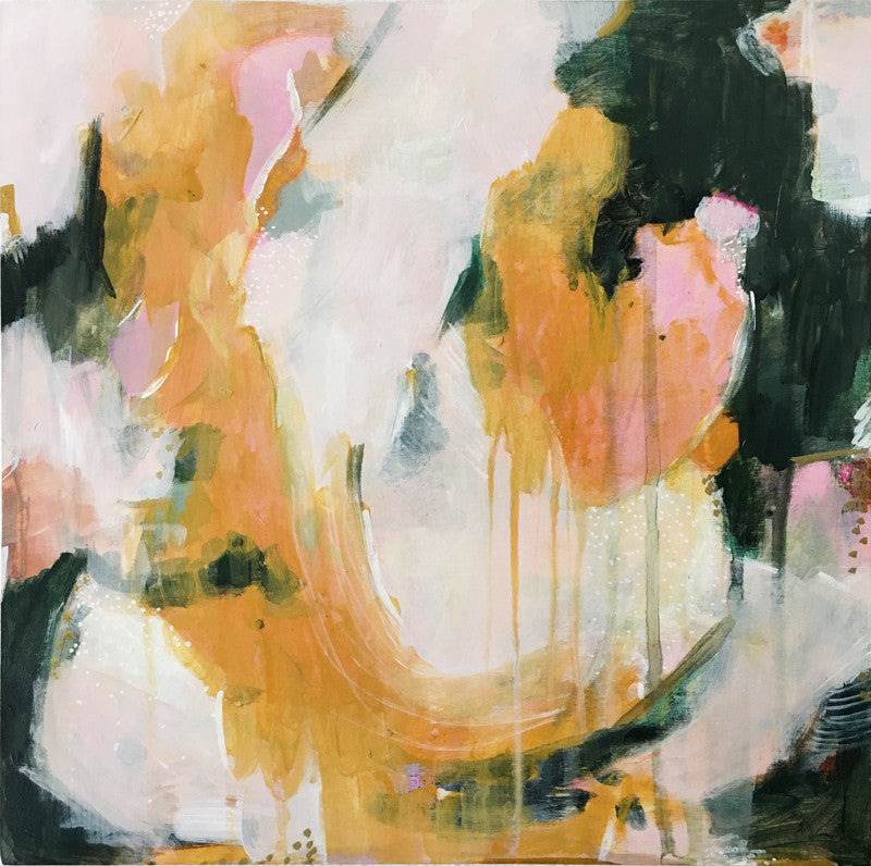 Marcia by Parima Studio // abstract acrylic painting on wood