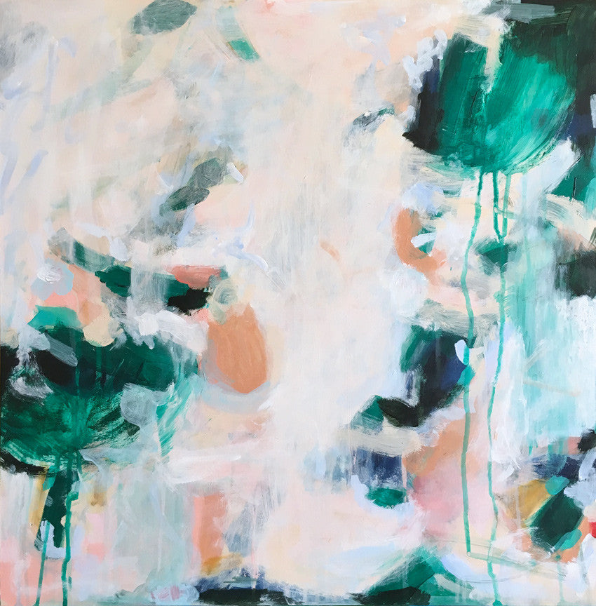 Palma by Parima Studio // abstract acrylic painting on wood