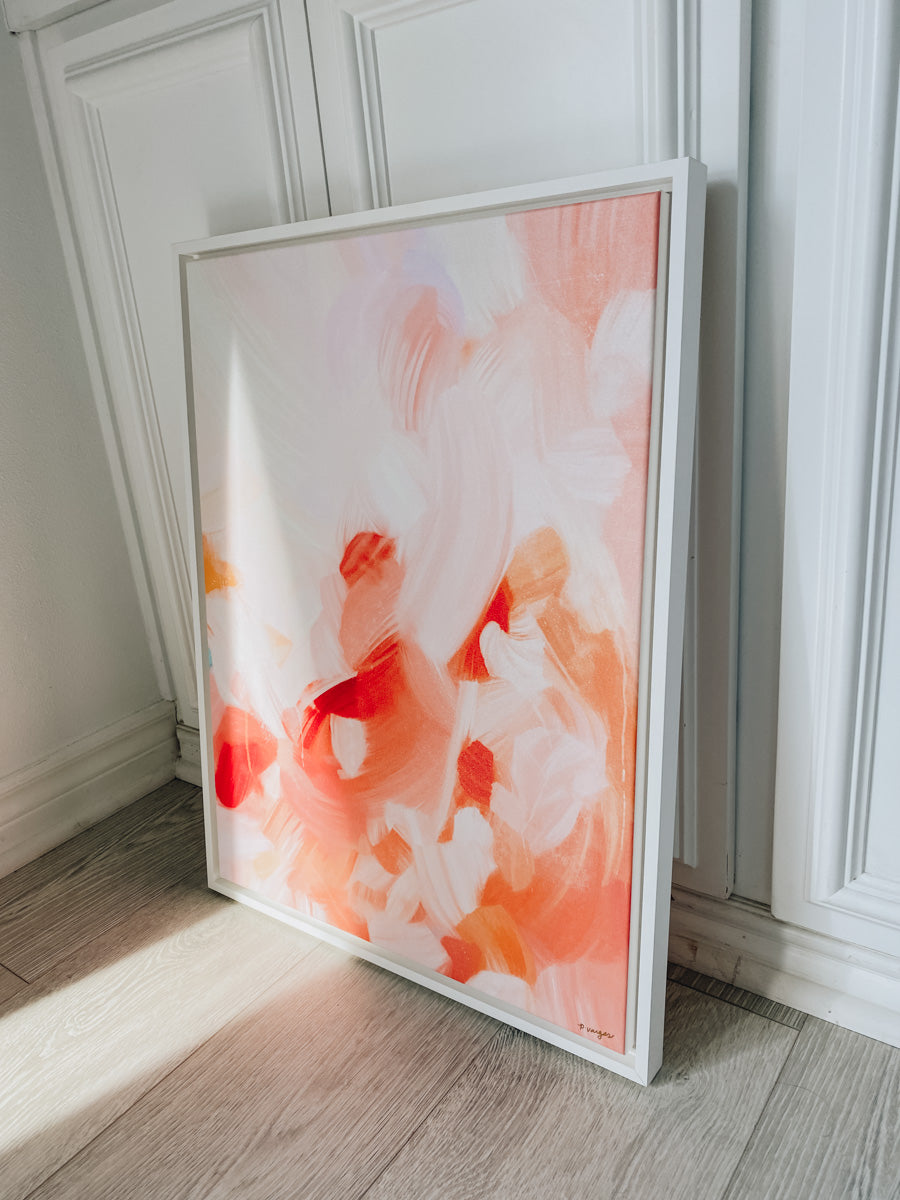 Rosea, colorful abstract wall art prints by Parima Studio