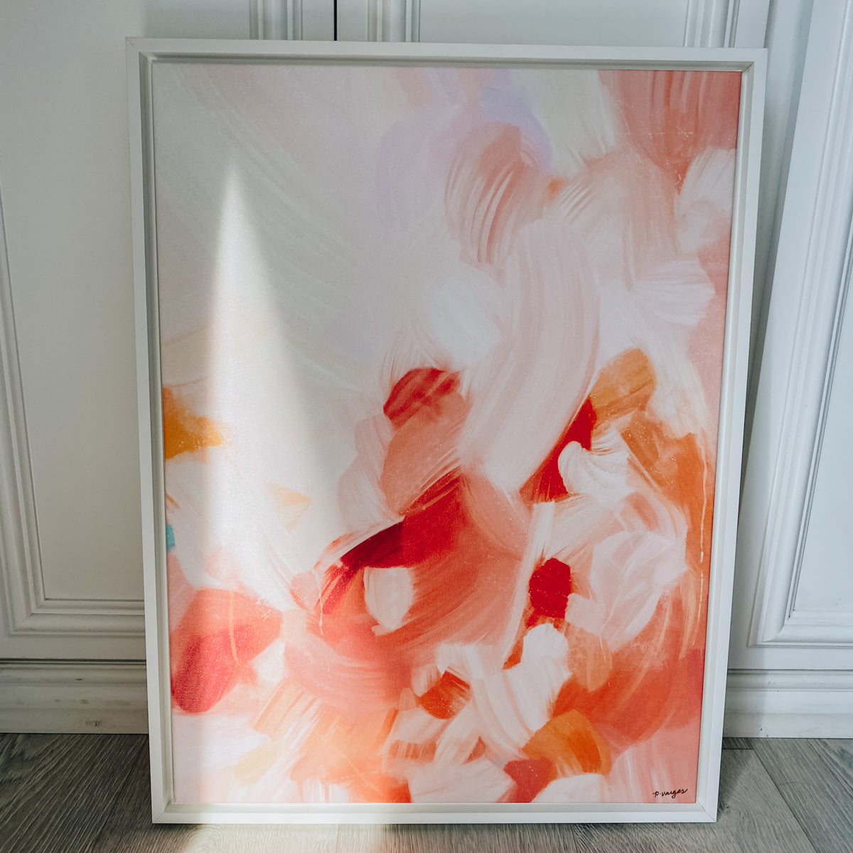 Rosea, colorful abstract wall art prints by Parima Studio