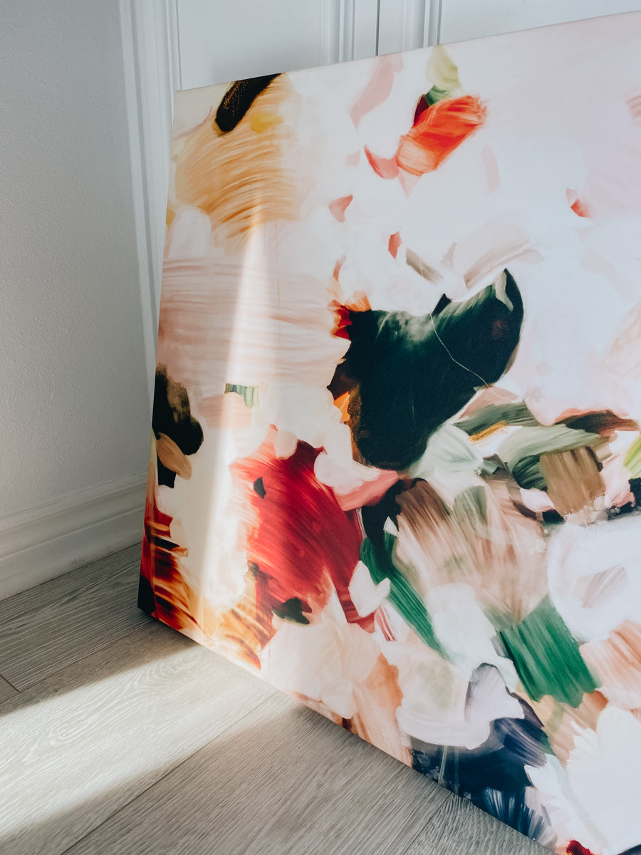 Rosalie, colorful abstract wall art prints by Parima Studio