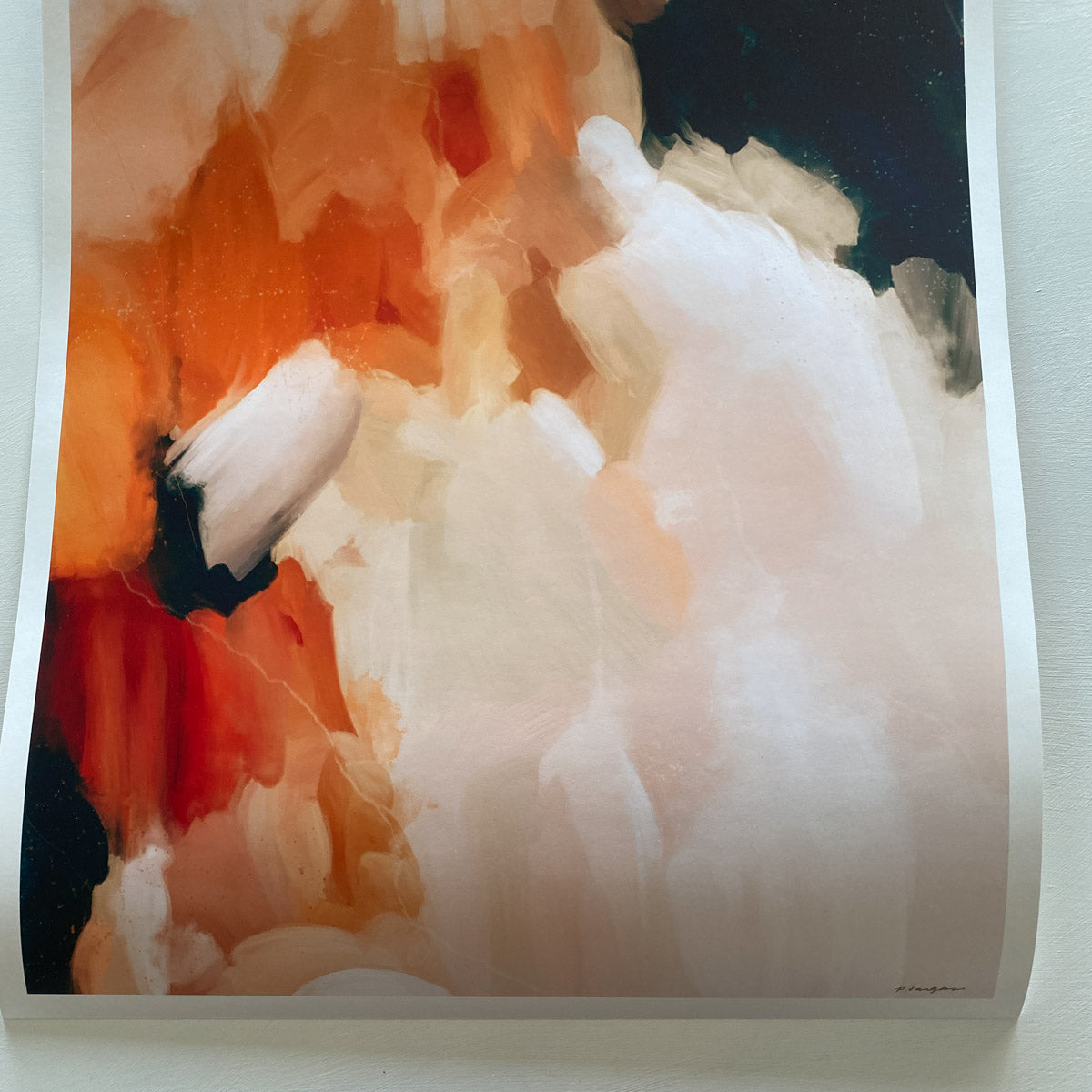 Sabrina, colorful abstract wall art prints by Parima Studio