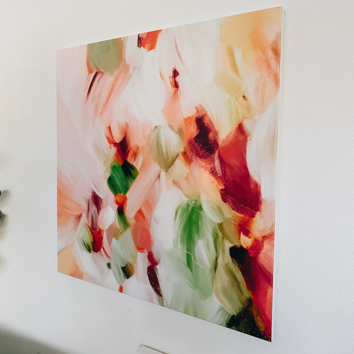 Zinnia, colorful abstract wall art by Parima Studio