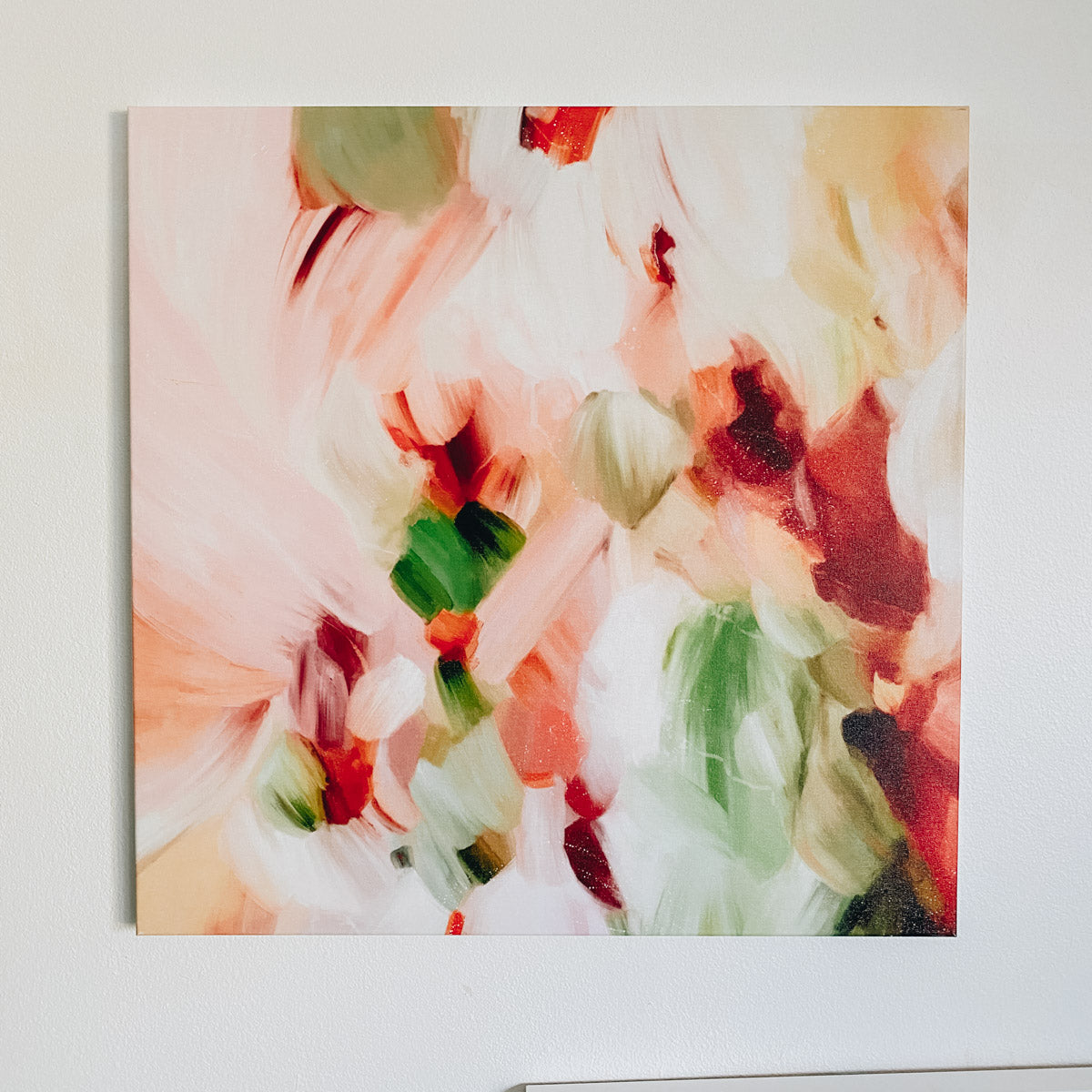 Zinnia, colorful abstract wall art by Parima Studio