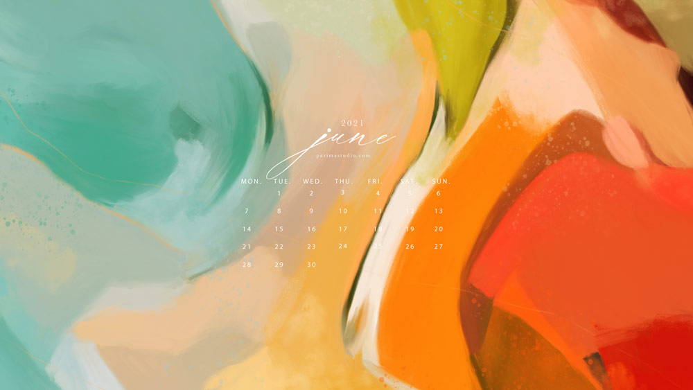 June 2021 Calendar and Wallpaper Download