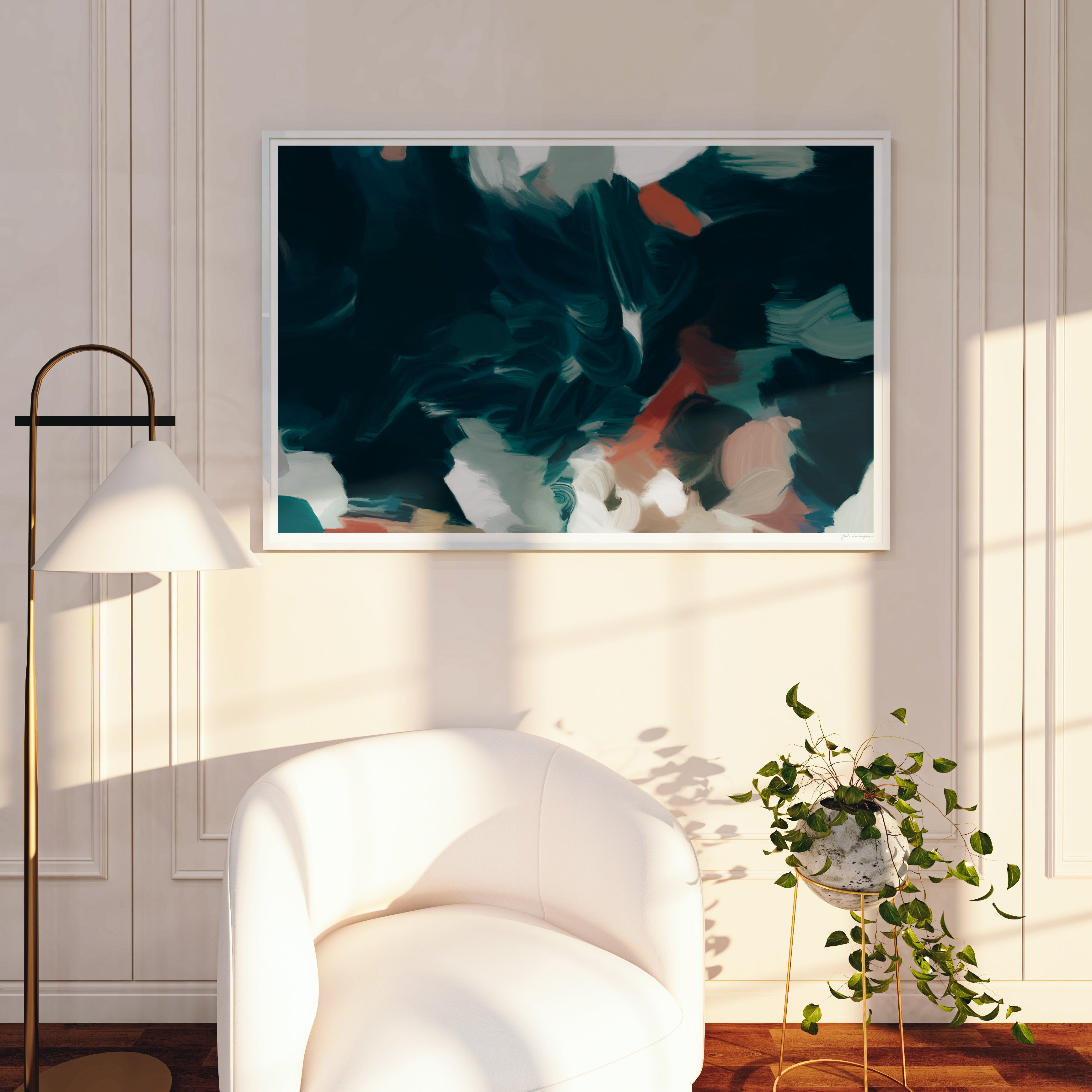 Del Mar, abstract art print