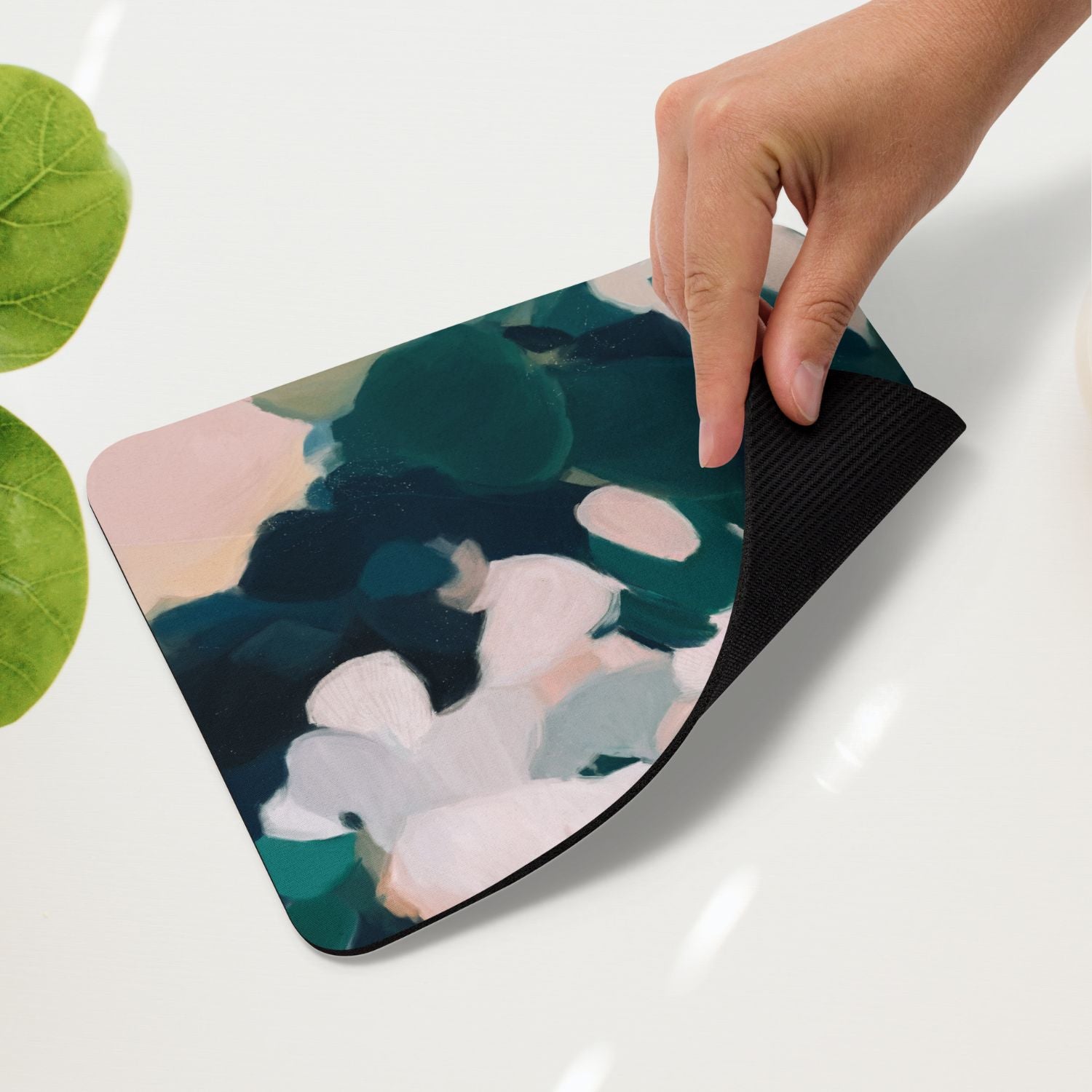 Aerwyn,colorful mouse pad for styling your office desk. Featuring artwork by Parima Studio. Home office styling accessories, cubicle styling accessories.