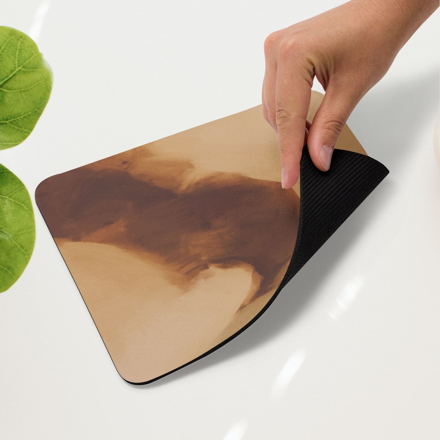 Clay, colorful mouse pad for styling your office desk. Featuring artwork by Parima Studio. Home office styling accessories, cubicle styling accessories.