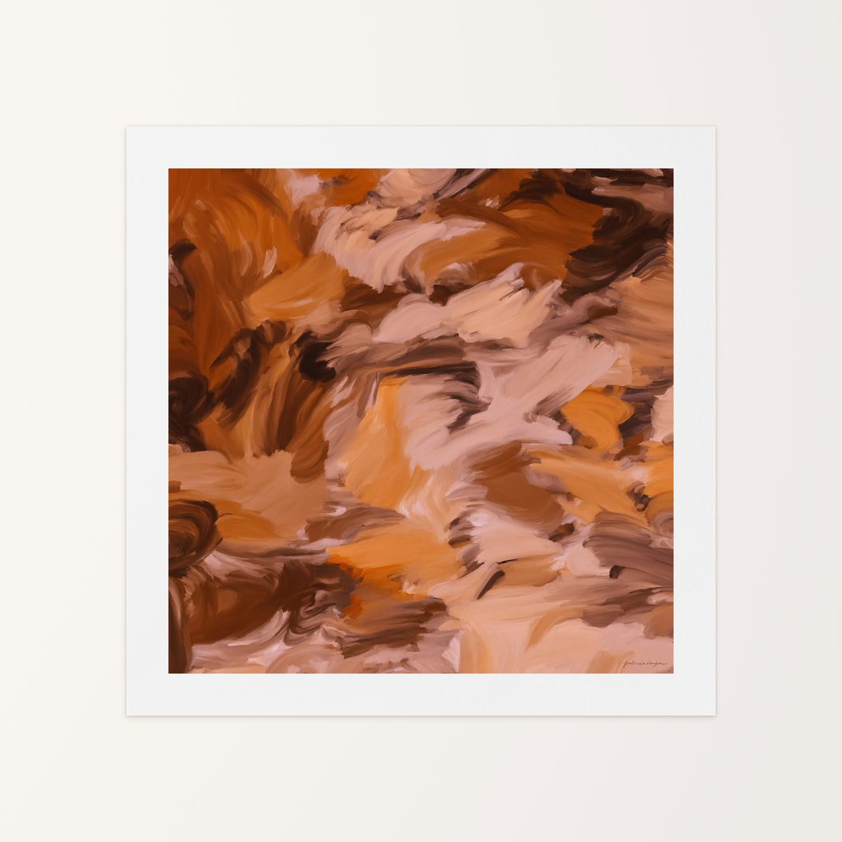 Crosswinds No.1, Square Matte Canvas Print