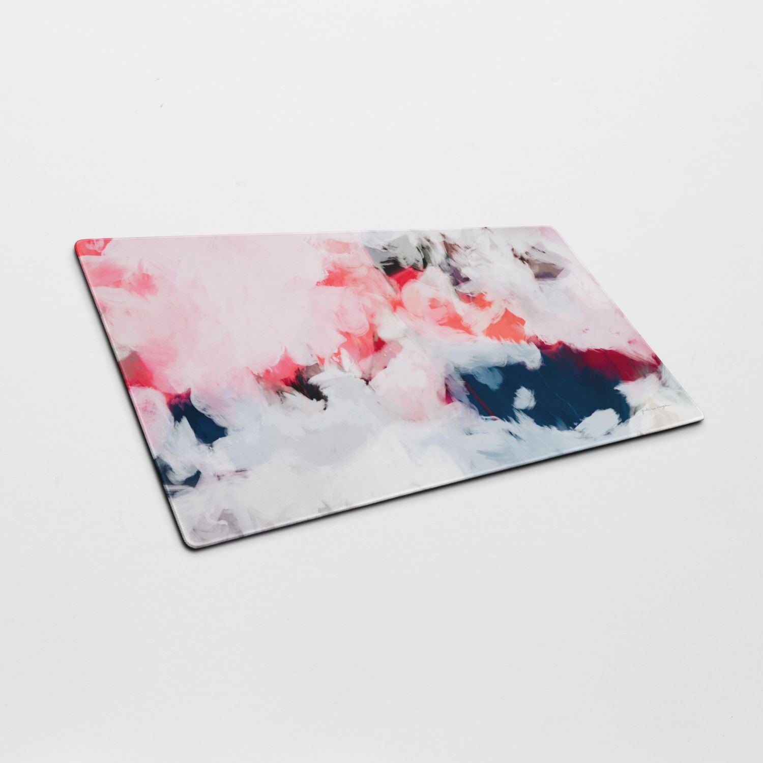 Oceane, colorful mouse pad for styling your office desk. Featuring artwork by Parima Studio. Home office styling accessories, cubicle styling accessories.