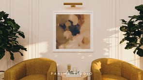 Video of Clay, brown and tan colorful abstract wall art print by Parima Studio