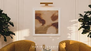 Video of Soft Clay, brown neutral colorful abstract wall art print by Parima Studio